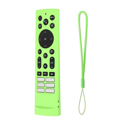 Προστατευτική θήκη σιλικόνης για Hisense Voice Remote ERF3F80H ZDB1210320 Αντικραδασμικό κάλυμμα με θήκες για τηλεχειριστήριο με κορδόνι για αφαίρεση