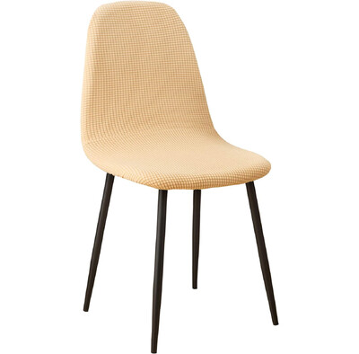 Jacquard αδιάβροχο κάλυμμα καρέκλας με κέλυφος Κοντή πλάτη Σκανδιναβικά καλύμματα καρέκλας Ρυθμιζόμενα καλύμματα καθισμάτων τραπεζαρίας για πάρτι μπαρ