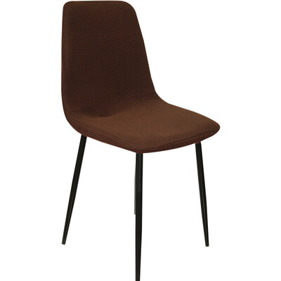 Jacquard αδιάβροχο κάλυμμα καρέκλας με κέλυφος Κοντή πλάτη Σκανδιναβικά καλύμματα καρέκλας Ρυθμιζόμενα καλύμματα καθισμάτων τραπεζαρίας για πάρτι μπαρ