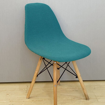 Jacquard αδιάβροχο κάλυμμα καρέκλας με κέλυφος Κοντή πλάτη Σκανδιναβικά καλύμματα καρέκλας Ρυθμιζόμενα καλύμματα καθισμάτων τραπεζαρίας για πάρτι μπαρ