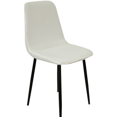 Jacquard αδιάβροχο κάλυμμα καρέκλας με κέλυφος Κοντή πλάτη Σκανδιναβικά καλύμματα καρέκλας Ρυθμιζόμενα καλύμματα καθισμάτων τραπεζαρίας για πάρτι μπαρ