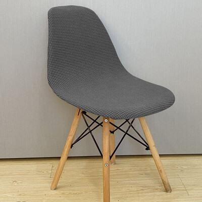 Jacquard αδιάβροχο κάλυμμα καρέκλας με κέλυφος Κοντή πλάτη Σκανδιναβικά καλύμματα καρέκλας Ρυθμιζόμενα καλύμματα καθισμάτων τραπεζαρίας για πάρτι μπαρ