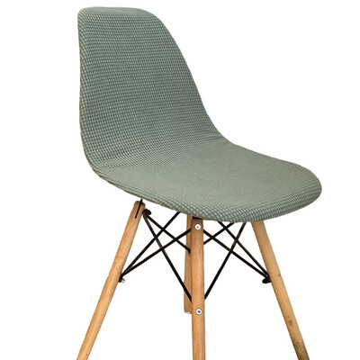 Jacquard αδιάβροχο κάλυμμα καρέκλας με κέλυφος Κοντή πλάτη Σκανδιναβικά καλύμματα καρέκλας Ρυθμιζόμενα καλύμματα καθισμάτων τραπεζαρίας για πάρτι μπαρ