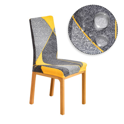Αδιάβροχο υφασμάτινο κάλυμμα καρέκλας Stretch Spandex Elastic Soft Chair Slipcover Θήκη καθίσματος Για Γραφείο Κουζίνα Τραπεζαρία Γάμος