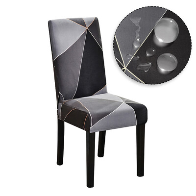 Αδιάβροχο υφασμάτινο κάλυμμα καρέκλας Stretch Spandex Elastic Soft Chair Slipcover Θήκη καθίσματος Για Γραφείο Κουζίνα Τραπεζαρία Γάμος