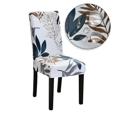 Αδιάβροχο υφασμάτινο κάλυμμα καρέκλας Stretch Spandex Elastic Soft Chair Slipcover Θήκη καθίσματος Για Γραφείο Κουζίνα Τραπεζαρία Γάμος