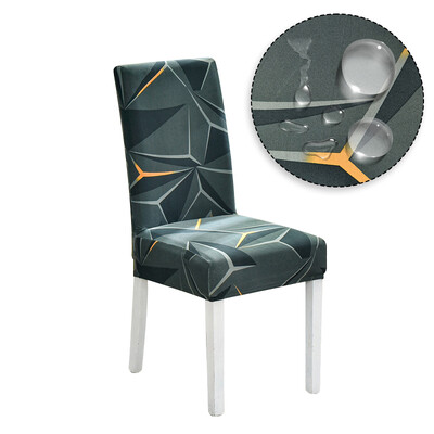 Αδιάβροχο υφασμάτινο κάλυμμα καρέκλας Stretch Spandex Elastic Soft Chair Slipcover Θήκη καθίσματος Για Γραφείο Κουζίνα Τραπεζαρία Γάμος