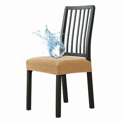 Καλοκαιρινό αδιάβροχο κάλυμμα καρέκλας για τραπεζαρία 1/2/3 Τεμάχια Ρυθμιζόμενο κάλυμμα καρέκλας ζακάρ καθίσματος Hotel Wedding Banquet 2024