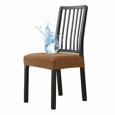 Καλοκαιρινό αδιάβροχο κάλυμμα καρέκλας για τραπεζαρία 1/2/3 Τεμάχια Ρυθμιζόμενο κάλυμμα καρέκλας ζακάρ καθίσματος Hotel Wedding Banquet 2024