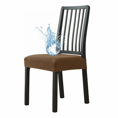 Καλοκαιρινό αδιάβροχο κάλυμμα καρέκλας για τραπεζαρία 1/2/3 Τεμάχια Ρυθμιζόμενο κάλυμμα καρέκλας ζακάρ καθίσματος Hotel Wedding Banquet 2024