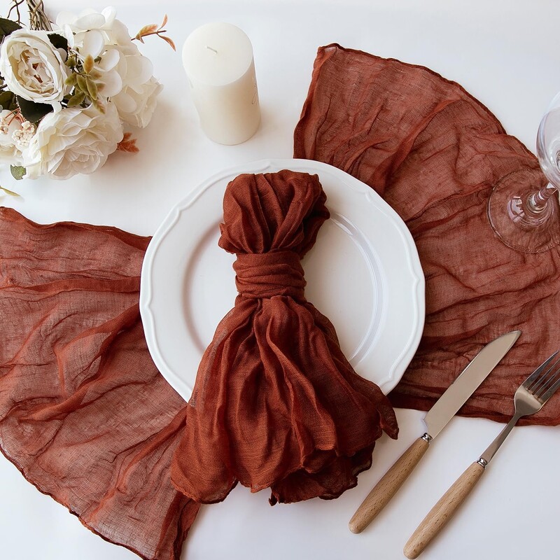 6 tk Salvei Roheline marli juusturiidest salvrätik Lauamatt Söömine Pulmapidu Bankett Jõulubanketid Kaared Koogikaunistus