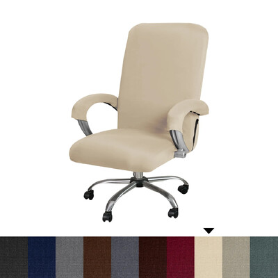 Καλύμματα καρέκλας γραφείου υπολογιστή γραφείου Προστατευτικό πολυθρόνας Μαύρο Μπλε Λευκό Υψηλής ποιότητας Σώμα De Chaise Συμπεριλαμβάνονται καλύμματα μπράτσου για παίκτες