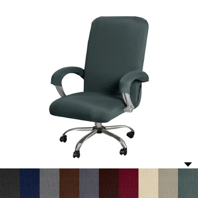 Καλύμματα καρέκλας γραφείου υπολογιστή γραφείου Προστατευτικό πολυθρόνας Μαύρο Μπλε Λευκό Υψηλής ποιότητας Σώμα De Chaise Συμπεριλαμβάνονται καλύμματα μπράτσου για παίκτες