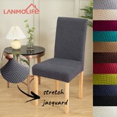 1/4/6 Κάλυμμα καρέκλας PC Ελαστικό κάλυμμα καρέκλας Spandex για γαμήλια τραπεζαρία Γραφείο επίπλων γραφείου Προστατευτικό Διακόσμηση σπιτιού