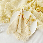 10 τμχ 32x32 εκ. Γάζα γάμου Βαμβακερές χαρτοπετσέτες Επαναχρησιμοποιούμενες πράσινες πετσέτες τσαγιού ρουστίκ ρετρό γρέζες χαρτοπετσέτες για διακόσμηση τραπεζιού πάρτι