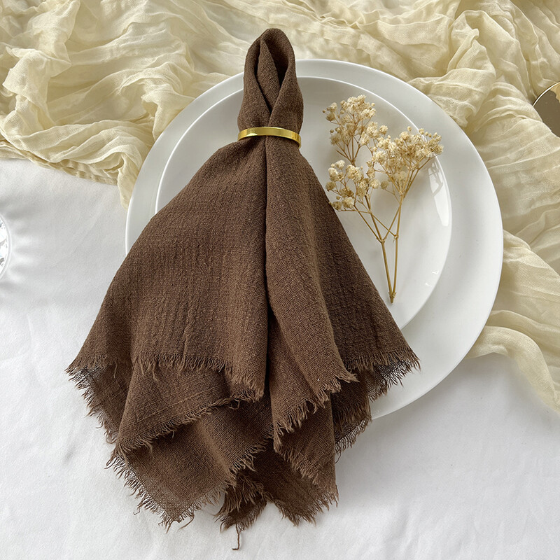 10 τμχ 32x32 εκ. Γάζα γάμου Βαμβακερές χαρτοπετσέτες Επαναχρησιμοποιούμενες πράσινες πετσέτες τσαγιού ρουστίκ ρετρό γρέζες χαρτοπετσέτες για διακόσμηση τραπεζιού πάρτι