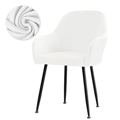 Βελούδινο κάλυμμα καρέκλας για ψηλό μπράτσο Ελαστικό κάλυμμα καρέκλας τραπεζαρίας υφασμάτινο πλενόμενο κάλυμμα καρέκλας κουνιού γραφείου Διακοσμητικό κάλυμμα καθίσματος σπιτιού