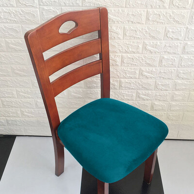 1 τεμ. Βελούδινο κάλυμμα μαξιλαριού καρέκλας για κάλυμμα καθίσματος καρέκλας σαλονιού Αντιολισθητικές καρέκλες προστατευτικό κάλυμμα για συμπόσιο κουζίνας γραφείου