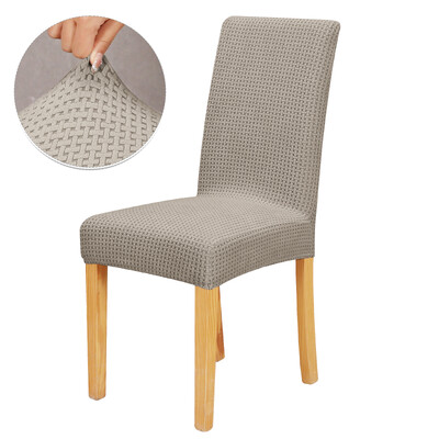 1/2/4/6 Τεμάχιο Κάλυμμα Καρέκλας Ζακάρ Τραπεζαρία Spandex Elastic Stretch Slipcover Για Καρέκλες Κουζίνα Ξενοδοχείο Συμπόσιο Αρχική Χριστούγεννα