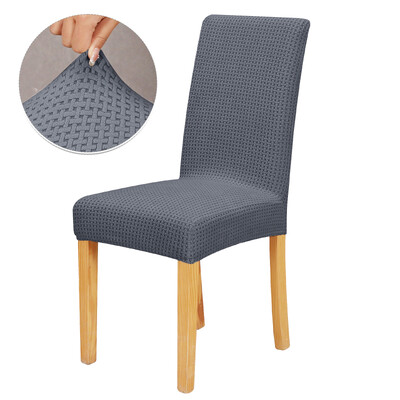 1/2/4/6 Τεμάχιο Κάλυμμα Καρέκλας Ζακάρ Τραπεζαρία Spandex Elastic Stretch Slipcover Για Καρέκλες Κουζίνα Ξενοδοχείο Συμπόσιο Αρχική Χριστούγεννα