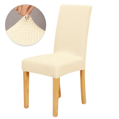 1/2/4/6 Τεμάχιο Κάλυμμα Καρέκλας Ζακάρ Τραπεζαρία Spandex Elastic Stretch Slipcover Για Καρέκλες Κουζίνα Ξενοδοχείο Συμπόσιο Αρχική Χριστούγεννα