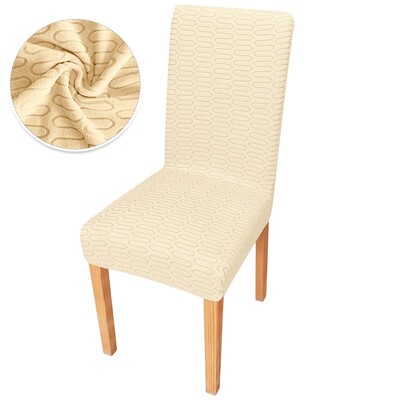 1/2/4/6 Τεμάχιο Κάλυμμα Καρέκλας Ζακάρ Τραπεζαρία Spandex Elastic Stretch Slipcover Για Καρέκλες Κουζίνα Ξενοδοχείο Συμπόσιο Αρχική Χριστούγεννα