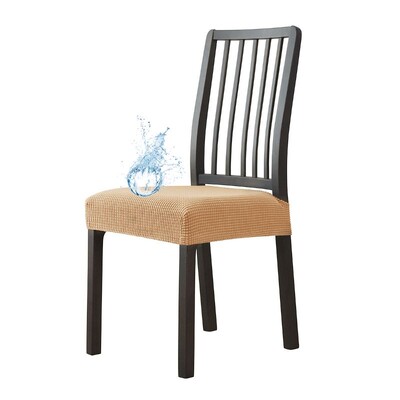 Αδιάβροχο κάλυμμα θήκης καρέκλας Spandex Jacquard Μαξιλάρι καρέκλας Κάλυμμα τραπεζαρίας Επενδυμένο κάλυμμα καθίσματος καρέκλας χωρίς πλάτη