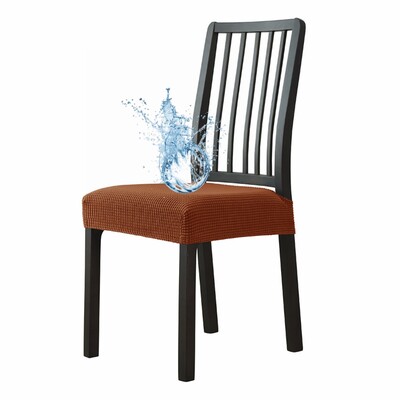 Αδιάβροχο κάλυμμα θήκης καρέκλας Spandex Jacquard Μαξιλάρι καρέκλας Κάλυμμα τραπεζαρίας Επενδυμένο κάλυμμα καθίσματος καρέκλας χωρίς πλάτη