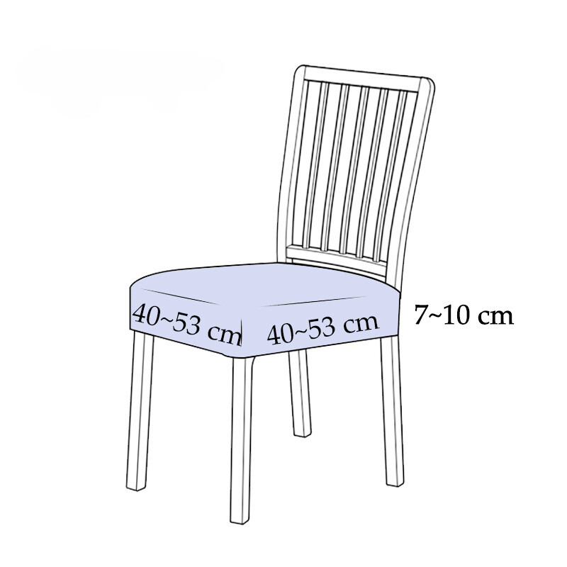 Αδιάβροχο κάλυμμα θήκης καρέκλας Spandex Jacquard Μαξιλάρι καρέκλας Κάλυμμα τραπεζαρίας Επενδυμένο κάλυμμα καθίσματος καρέκλας χωρίς πλάτη