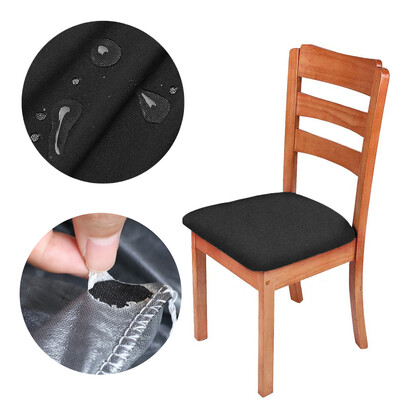Πραγματικό αδιάβροχο κάλυμμα καρέκλας Stretch Καλύμματα καθισμάτων καρέκλας τραπεζαρίας Φτηνό πλενόμενο κάλυμμα ζακάρ καρέκλα για κουζίνα σπιτιού ξενοδοχείου