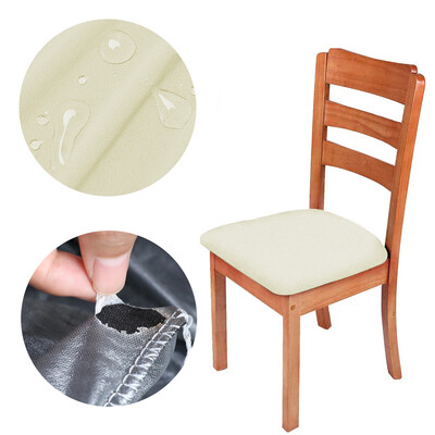 Πραγματικό αδιάβροχο κάλυμμα καρέκλας Stretch Καλύμματα καθισμάτων καρέκλας τραπεζαρίας Φτηνό πλενόμενο κάλυμμα ζακάρ καρέκλα για κουζίνα σπιτιού ξενοδοχείου