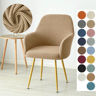 Κάλυμμα καρέκλας για ψηλό μπράτσο Stretch Polar fleece Καλύμματα καρέκλας τραπεζαρίας Κάλυμμα πολυθρόνας Καλύμματα καθισμάτων κουζίνας Καρέκλες για πάρτι στο σπίτι στο ξενοδοχείο