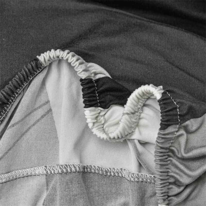 1 tk geomeetriline trükitud kontoritooli kate Stretch spandex Gaming käetugi toolid katted elastne pöörlev istme kaitseümbris