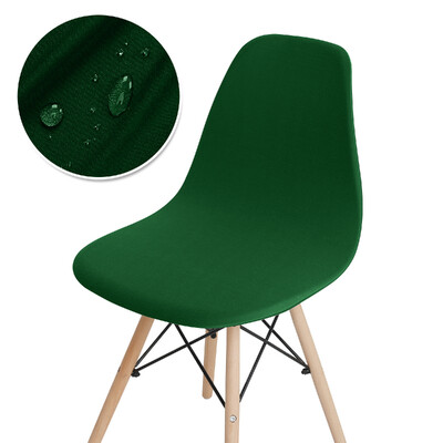 Αδιάβροχο κάλυμμα καρέκλας Shell ελαστικό κοντό κάλυμμα καρέκλας πλάτης Stretch μονόχρωμο κάλυμμα καθίσματος καρέκλας για σαλόνι σπιτιού ξενοδοχείου 1τμχ