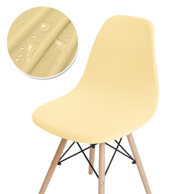 Αδιάβροχο κάλυμμα καρέκλας Shell ελαστικό κοντό κάλυμμα καρέκλας πλάτης Stretch μονόχρωμο κάλυμμα καθίσματος καρέκλας για σαλόνι σπιτιού ξενοδοχείου 1τμχ