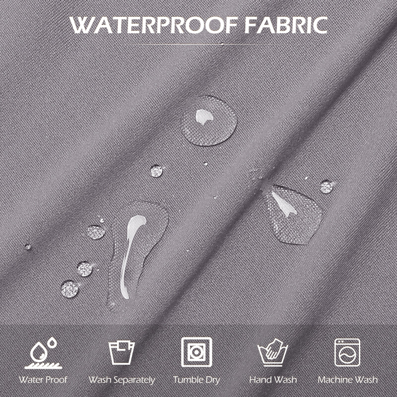 Tõelisest veekindlast kangast tooli kate Stretch istme toolikatted Ventileerige baaritooli libisemine universaalse suurusega tooli kate