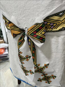 Tooli vöörihmad Pulmad Luksuslik Saba Telet Etioopia Eritrea Toolisõlmed Lint Liblikad Lipsud Peoüritus Hotelli banketi sisustus