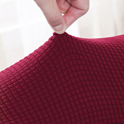 Μονόχρωμο κοντό κάλυμμα καρέκλας πλάτης Καλύμματα καθισμάτων Slipcover Ξενοδοχείο μπαρ Καλύμματα καρέκλας Πολυθρόνα σπιτιού Πολυεστερικά καλύμματα καρέκλας για το σπίτι