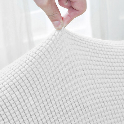 Μονόχρωμο κοντό κάλυμμα καρέκλας πλάτης Καλύμματα καθισμάτων Slipcover Ξενοδοχείο μπαρ Καλύμματα καρέκλας Πολυθρόνα σπιτιού Πολυεστερικά καλύμματα καρέκλας για το σπίτι