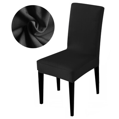 Ελαστικό μονόχρωμο κάλυμμα καρέκλας Home Spandex Stretch Slipcovers Καλύμματα καθισμάτων καρέκλας για τραπεζαρία κουζίνας Γάμος Δείπνο Σπίτι