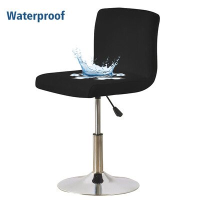 Αδιάβροχο κάλυμμα καρέκλας σκαμπό μπαρ Κοντό κάλυμμα καρέκλας με περιστρεφόμενο ανελκυστήρα πλάτης Γραφείο ελαστικό κάλυμμα καθίσματος για δείπνο σε δείπνο ξενοδοχείου