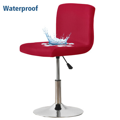 Αδιάβροχο κάλυμμα καρέκλας σκαμπό μπαρ Κοντό κάλυμμα καρέκλας με περιστρεφόμενο ανελκυστήρα πλάτης Γραφείο ελαστικό κάλυμμα καθίσματος για δείπνο σε δείπνο ξενοδοχείου