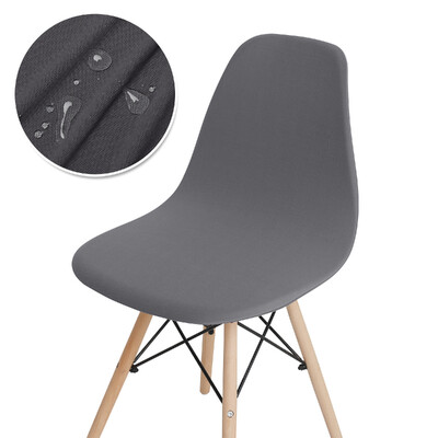 Αδιάβροχα καλύμματα καρέκλας Shell Ελαστικό κάλυμμα καρέκλας 1 τμχ Κοντό κάλυμμα καρέκλας πλάτης Προστατευτικό για σαλόνι κουζίνας για διακόσμηση σπιτιού