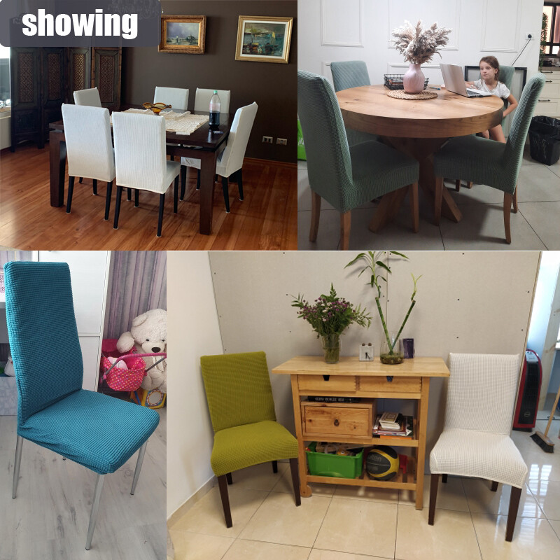 μασίφ Ζακάρ Καλύμματα Καρέκλας Stretch για Γάμο Τραπεζαρία Γραφείου Συμπόσιο κάλυμμα καρέκλας housse de chaise