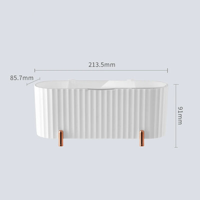 Uus lauaarvuti kosmeetika hoiukarp Tolmukindel meigivahend vatipadjakeste jaoks. Ilumunahoidja Vannitoa ehete organiseerija