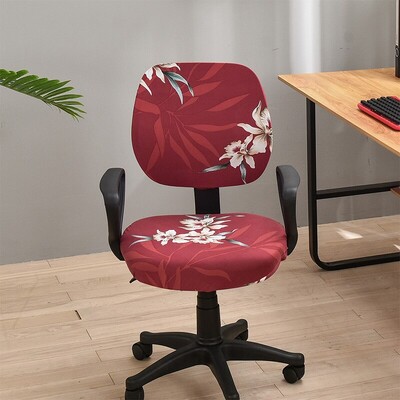 Ελαστικά καλύμματα καρέκλας Καλύμματα καρέκλας γραφείου Ανελκυστήρας αφαιρούμενος πολυθρόνας υπολογιστή Slipcover Περιστρεφόμενο σκαμπό Προστατευτικό καθίσματος