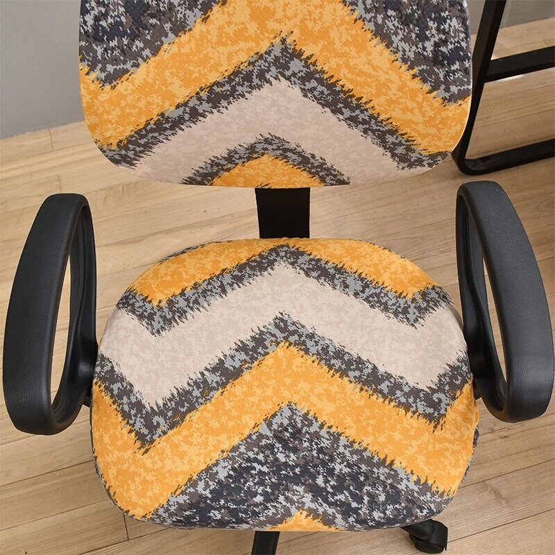 Ελαστικά καλύμματα καρέκλας Καλύμματα καρέκλας γραφείου Ανελκυστήρας αφαιρούμενος πολυθρόνας υπολογιστή Slipcover Περιστρεφόμενο σκαμπό Προστατευτικό καθίσματος