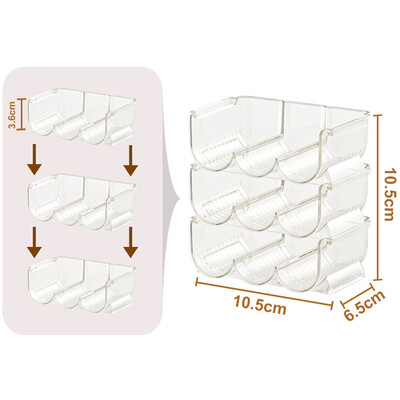 Fashion Lipstick Storage Box Cosmetic Jewelry Box Θήκη Lipstick Display Stand Make Up Organizer Makeup Organizer Θήκη αποθήκευσης