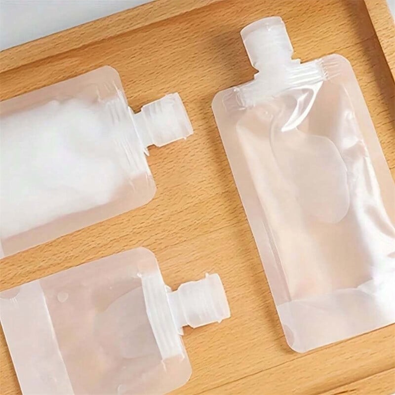 3/5/10 бр. Преносими торби за опаковане на течни козметични средства за пътуване Дозатор за лосиони Резервоар за козметичен шампоан за многократно пълнене 30/50/100 ml