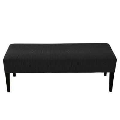 Жакардово еластично покривало за пейка за трапезария, спалня, спандекс, против замърсяване, домашен декор, калъфи за столове за пиано, миещ се протектор за седалка